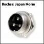 Preview: Buchse 3 Polig Japan Norm male