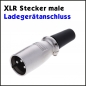 Preview: XLR Stecker male (Ladegerätstecker)
