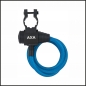 Preview: Spiralkabelschloss AXA Zipp 120 Länge 120cm Ø8mm