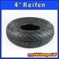 Preview: 4" Reifen mit Straßenprofil 3.50-4