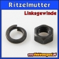 Preview: Ritzelmutter - Spezialmutter - Linksgewinde