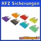 Preview: KFZ - Sicherung 20A 25A 30A 35A 40A