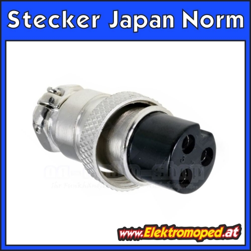 Stecker 3 Polig Japan Norm female
