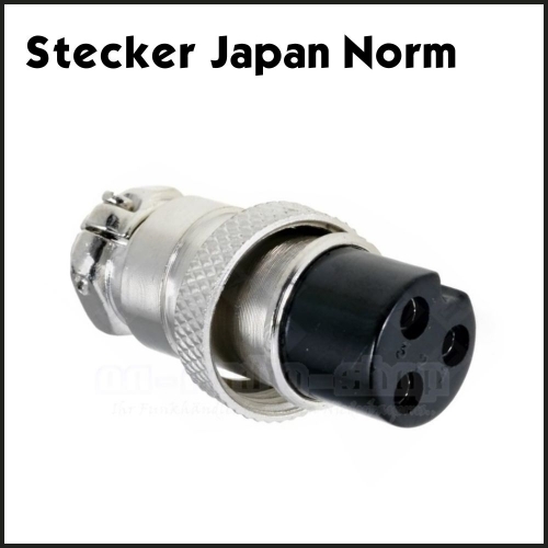 Stecker 3 Polig Japan Norm female
