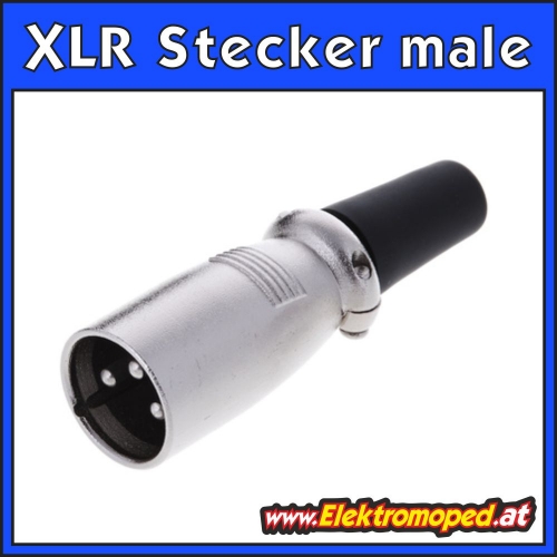 XLR Stecker male (Ladegerätstecker)