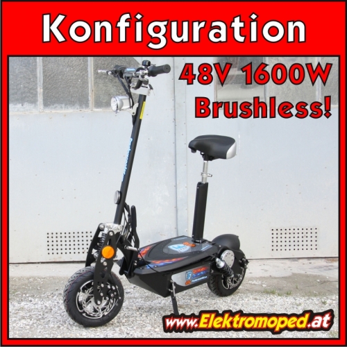 Konfiguration brushless eScooter 48-1600