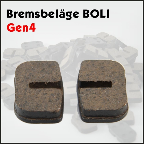 Bremsbeläge für Bremszange BOLI (Gen4)