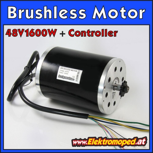 Bürstenlos Motor brushless Tuning 48V 1600W