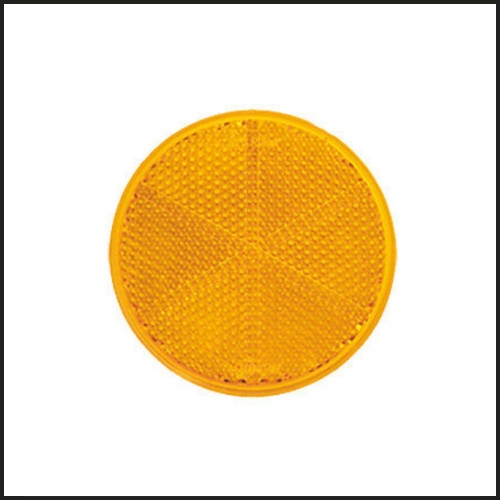 Reflektor - rund - gelb - d=55mm