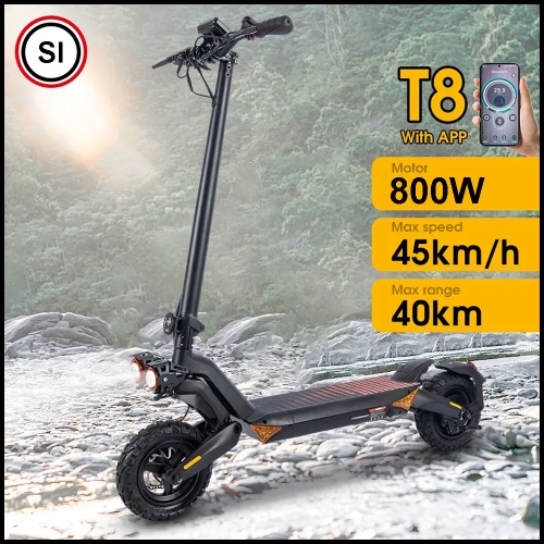 Mini electric scooter T8 single 800W easily foldable