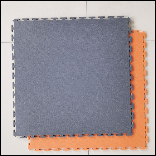 PVC click tiles textured dark grey