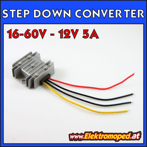 Step Down Konverter von 16-60V auf 12V 5A - Abwärtswandler