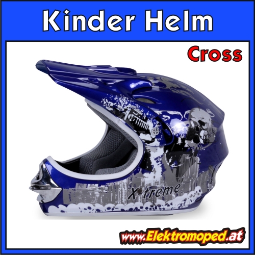 X-treme Kinder Cross Helm
