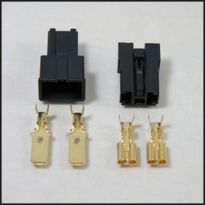 Connector Set 2 pin for battery connection