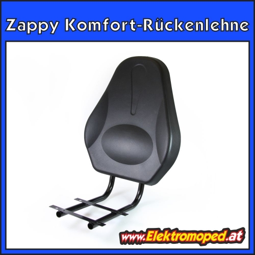 Komfort Rückenlehne für 3-Rad eScooter Zappy